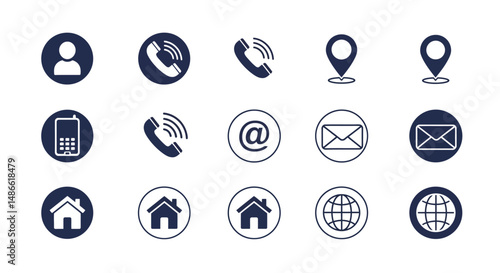 set vector icon buttons ui/ux for web and mobile ios or android
