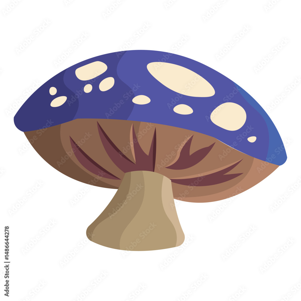 Cartoon fantasy mushroom shape. Vector Cartoon fantasy mushroom shape. Vector