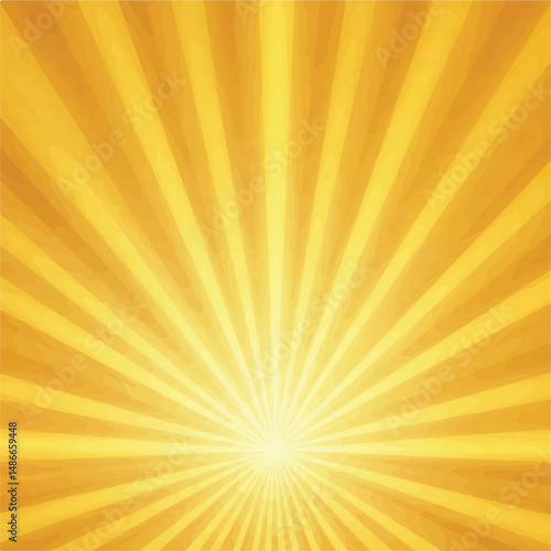 A golden sunburst pattern. Rays emanate from a central point at the bottom, radiating outwards in a vintage, textured style.