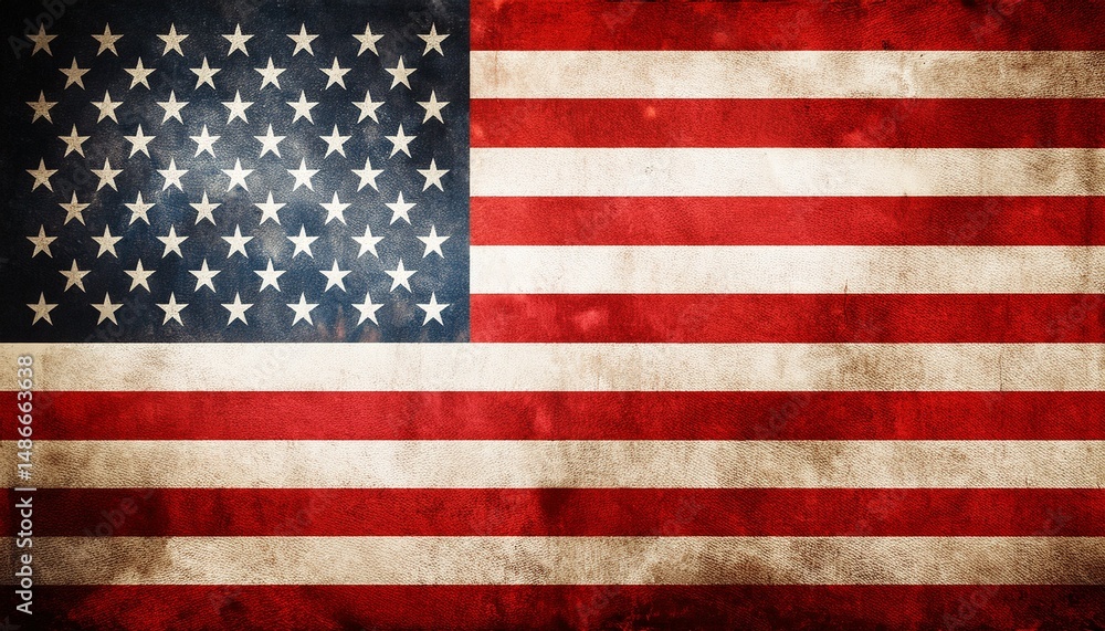 Fototapeta premium usa flag on grunge background