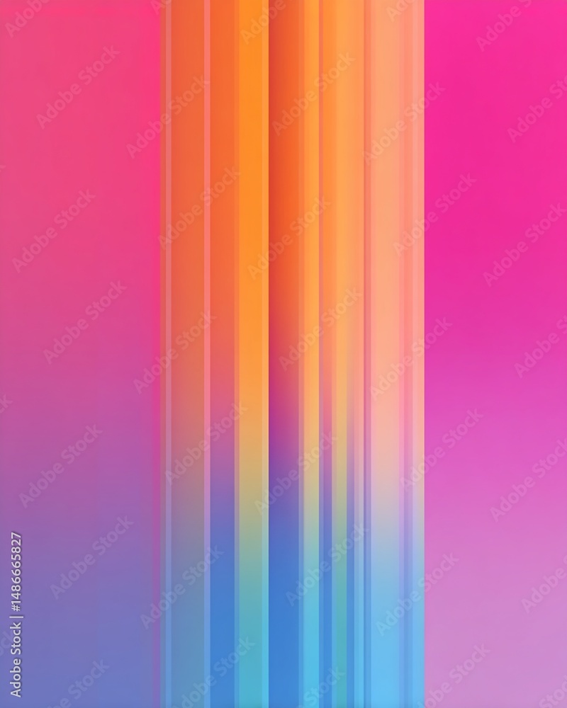 Abstract Image: Vertical Multicolored Stripes with Gradient Abstract Image: Vertical Multicolored Stripes with Gradient