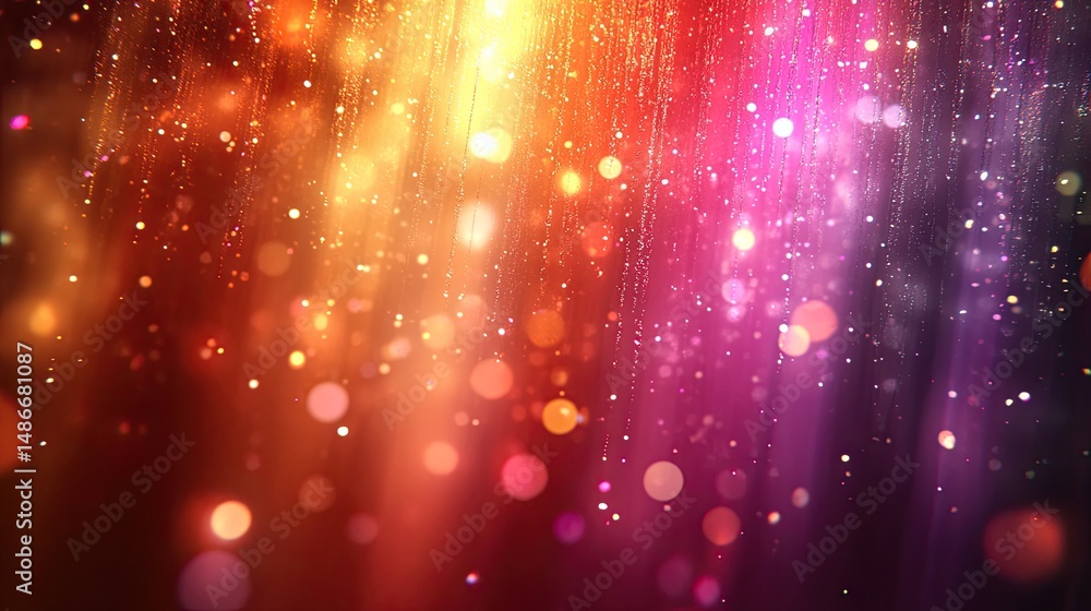 Obraz premium Colorful Glitter Lights Background.