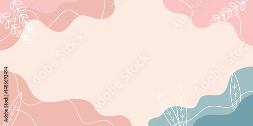 Simple Abstract Soft Pink Background Design