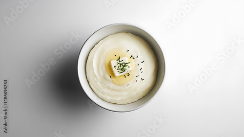 Mashed Potatoes with Butter and Herbs