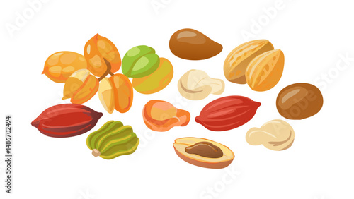 various nuts