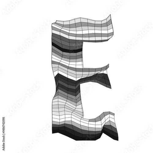 Stone Glyphs - Letter E