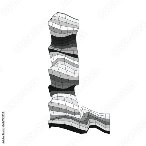 Stone Glyphs - Letter L