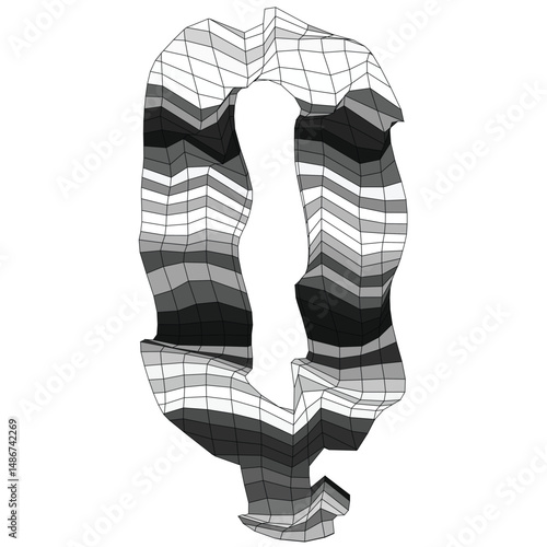 Stone Glyphs - Letter Q