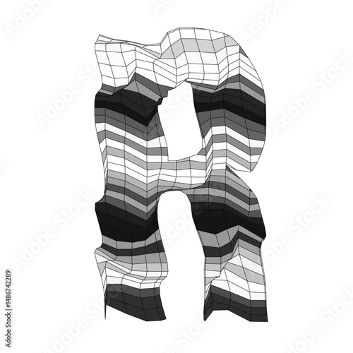 Stone Glyphs - Letter R