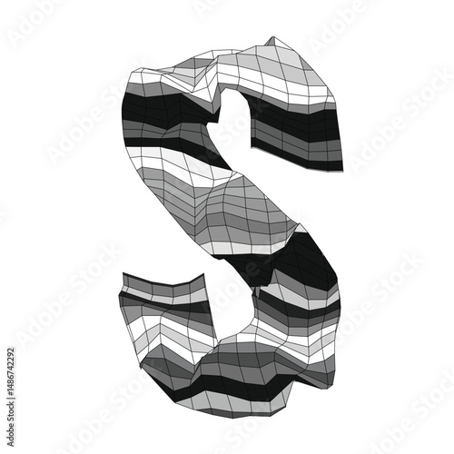 Stone Glyphs - Letter S