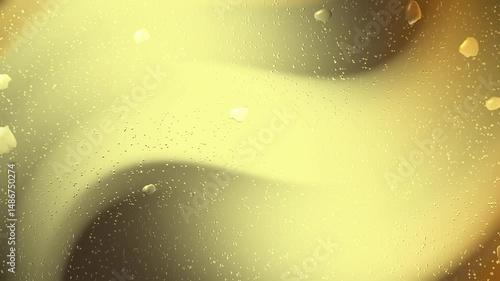 abstract brown and yellow background with raindrop effect perfect for refreshing summer beverage concepts, cocktail menus, or celebration themes. Vibrant and inviting.