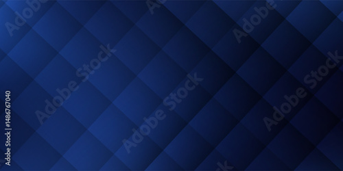 Black dark navy blue silver abstract pattern background. Geometric shape. Line triangle angle fold polygon diamond 3D simple abstract modern