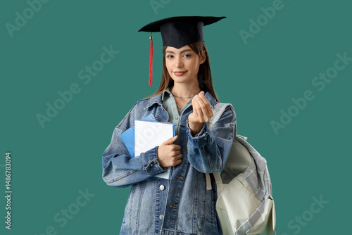 Female student in graduatio...