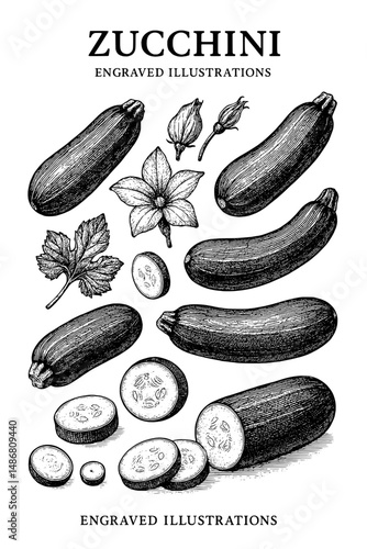 set of fresh vegetables