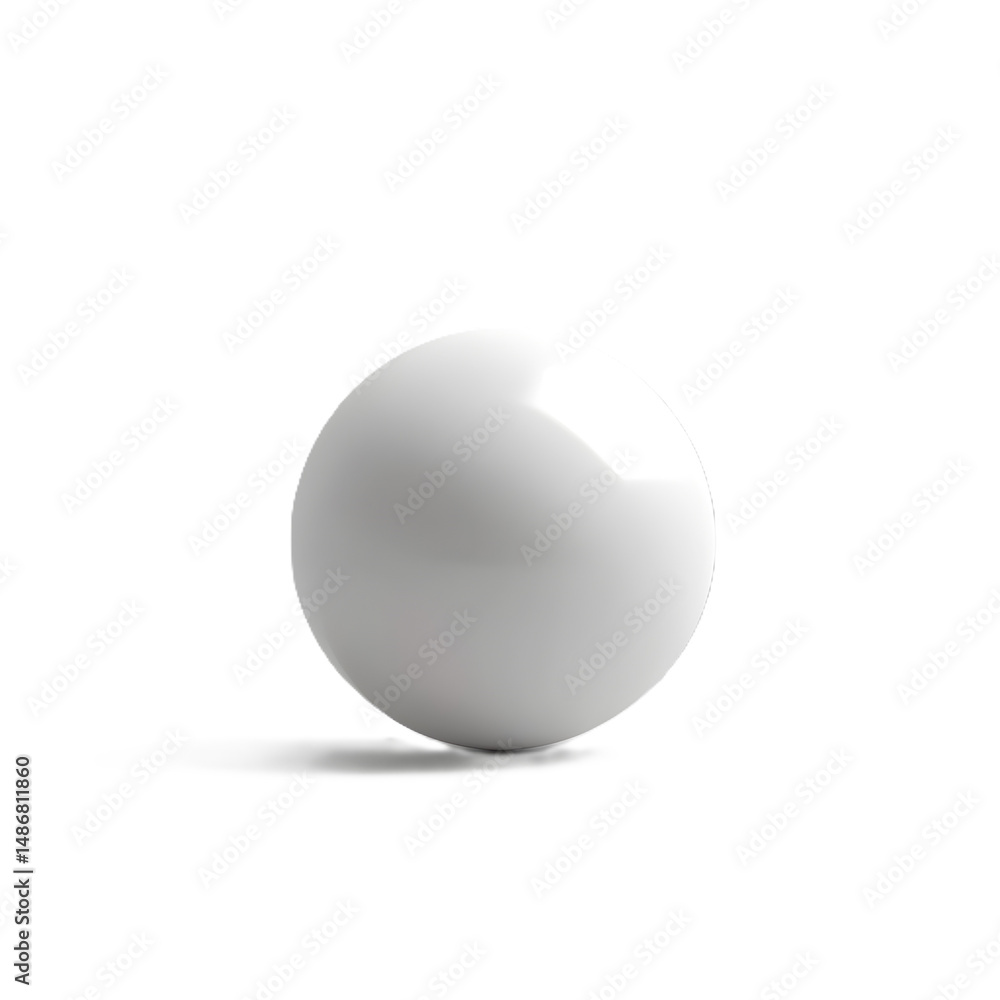 Obraz premium Crystal ball isolated on white or transparent background 