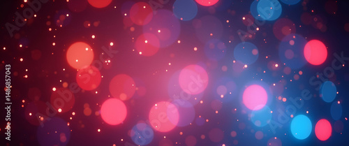 Enchanting Prom Night Lights: Vibrant Illumination & Dynamic Effects for Premium Event Photography - High Quality Stock Imagery with Space for Text