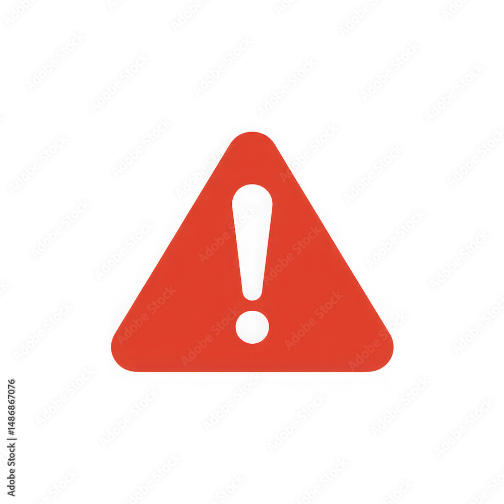Red Triangle Exclamation Mark Warning Sign Icon Red Triangle Exclamation Mark Warning Sign Icon