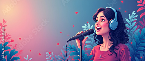 Exhibit refined podcast promotional art visuals with dynamic digital illustrations creative layouts and strategic visual communication elements that drive digital engagement and amplify brand recognit