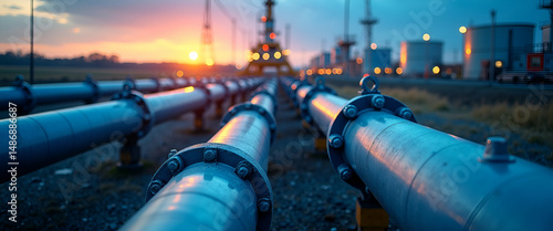 Advanced Crude Oil Pipeline Networks: Integrated Transport Systems, Smart Monitoring Technologies, Real-Time Data Analytics & Regulatory Safety Frameworks - Conceptual Image