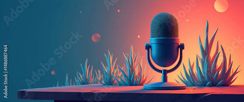 Refined Podcast Promotional Art: Creative Digital Illustrations & Engaging Typography for Sophisticated Branding - Elevate Your Message Across Digital Media Channels