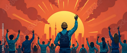 Empowering Labour Day: Bold Worker Activism & Cultural Advocacy in Premium Stock Imagery for Transformative Storytelling