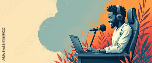 Refined Podcast Promotional Art: Creative Digital Illustrations & Engaging Typography for Sophisticated Branding | Elevate Your Message Across Digital Media Channels