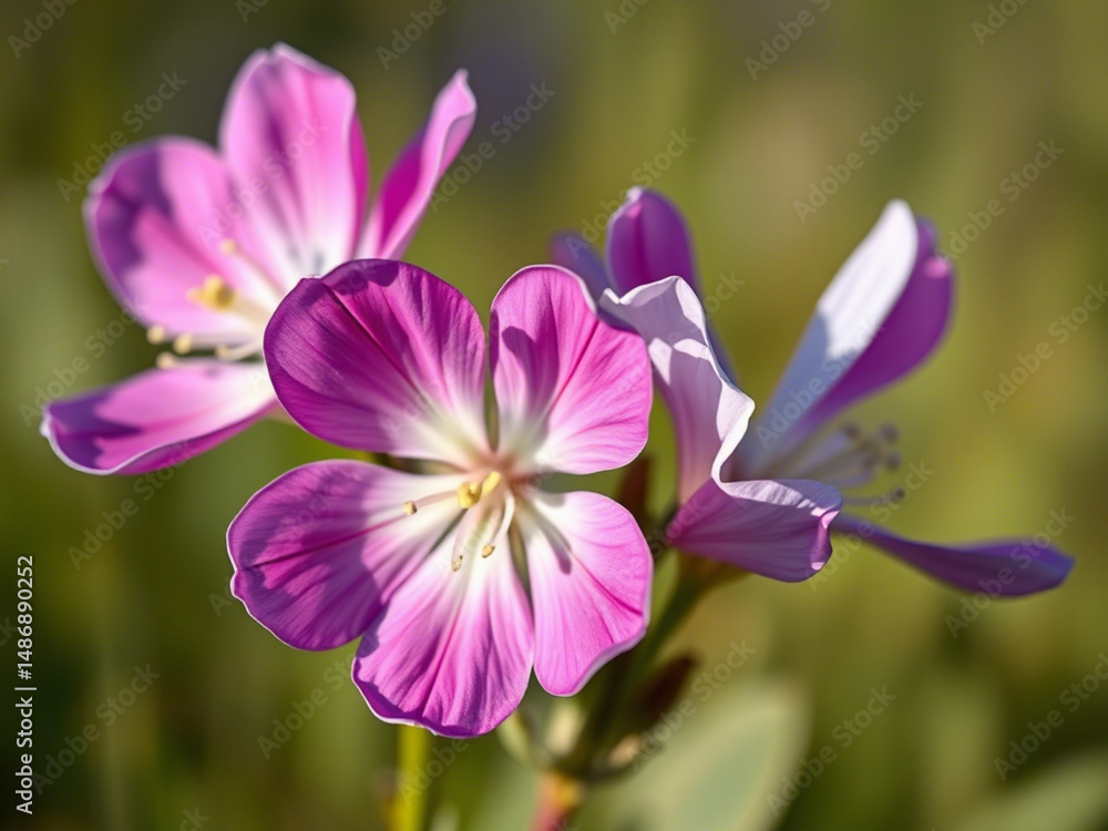 Fototapeta premium purple flower of a flower