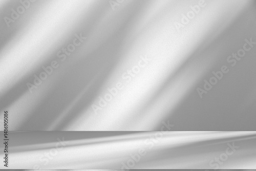 Wallpaper Mural Wall interior background, studio and backdrops show products.with shadow from window color white and grey. background for text insertion and presentation product	
 Torontodigital.ca