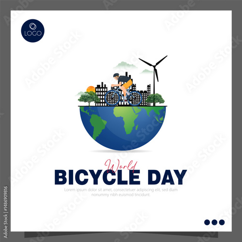 World Bicycle Day, observed annually on June 3rd.