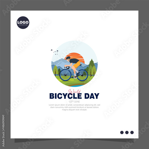 World Bicycle Day, observed annually on June 3rd.