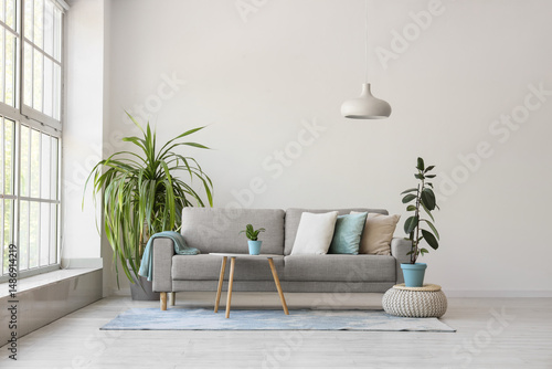 Modern minimalist living ro...