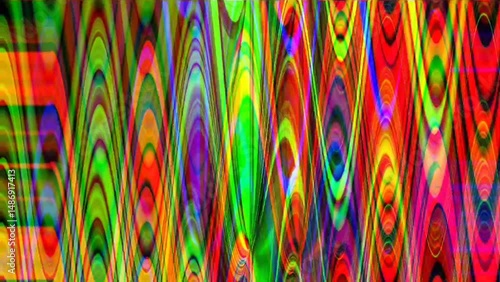 Wallpaper Mural Abstract design of various colors. Suitable for backgrounds, digital art projects, web graphics, and colorful presentations. Graphic illustration with swirling colors, ideal for vibrant digital design Torontodigital.ca