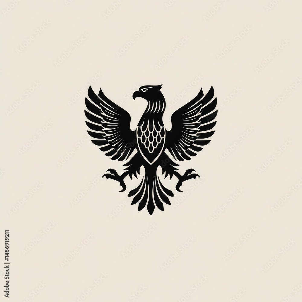 Fototapeta premium Eagle symbol graphic design