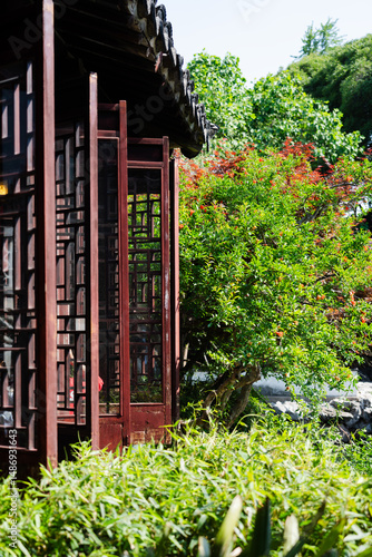 Partial architecture of Chinese classical gardens