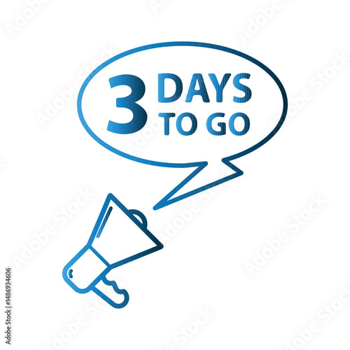 Megaphone icon design template