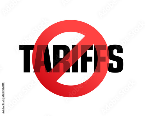 global economy tariff ban conflict concept background