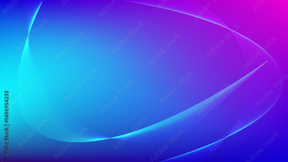 Fototapeta premium abstract blue background with lines