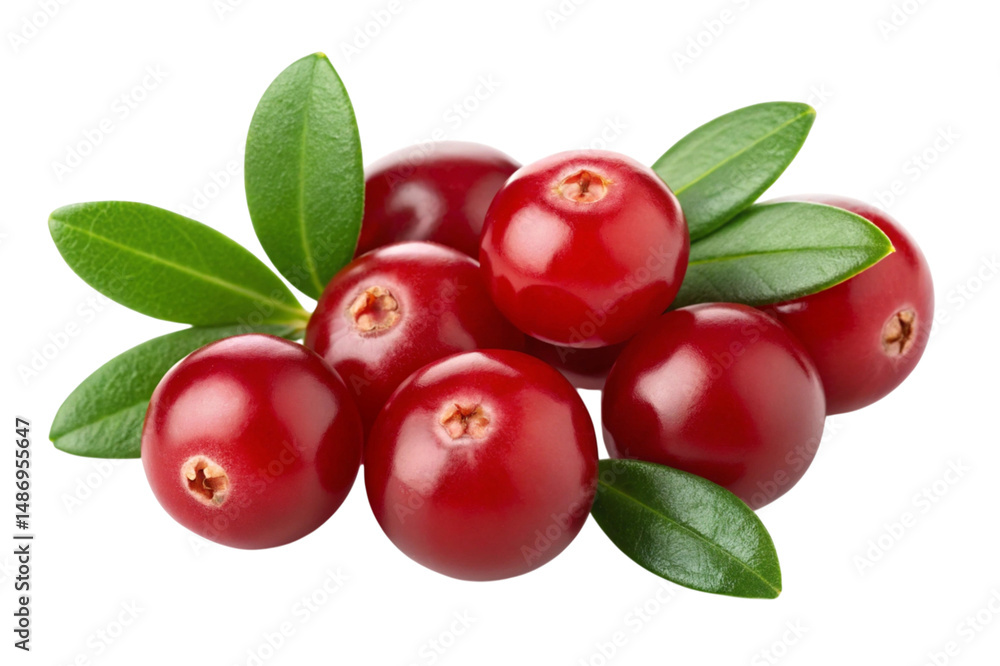 cherries with leaves isolated on white cherries with leaves isolated on white