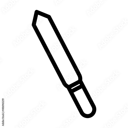 knife line icon
