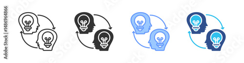 Understanding Multi Style Icon Set Vector 