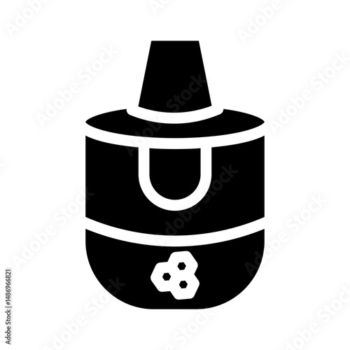comb glyph icon