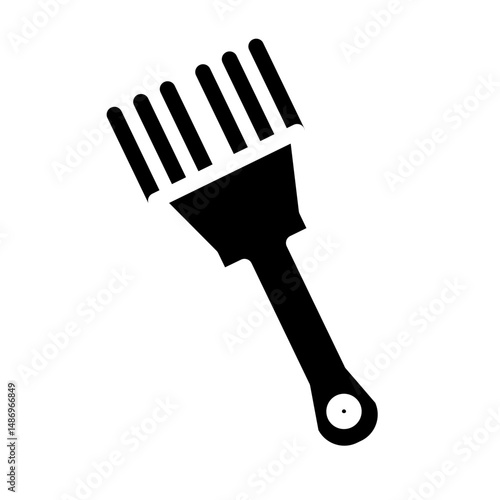 comb glyph icon