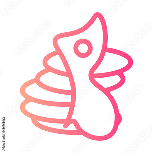 pancake gradient icon