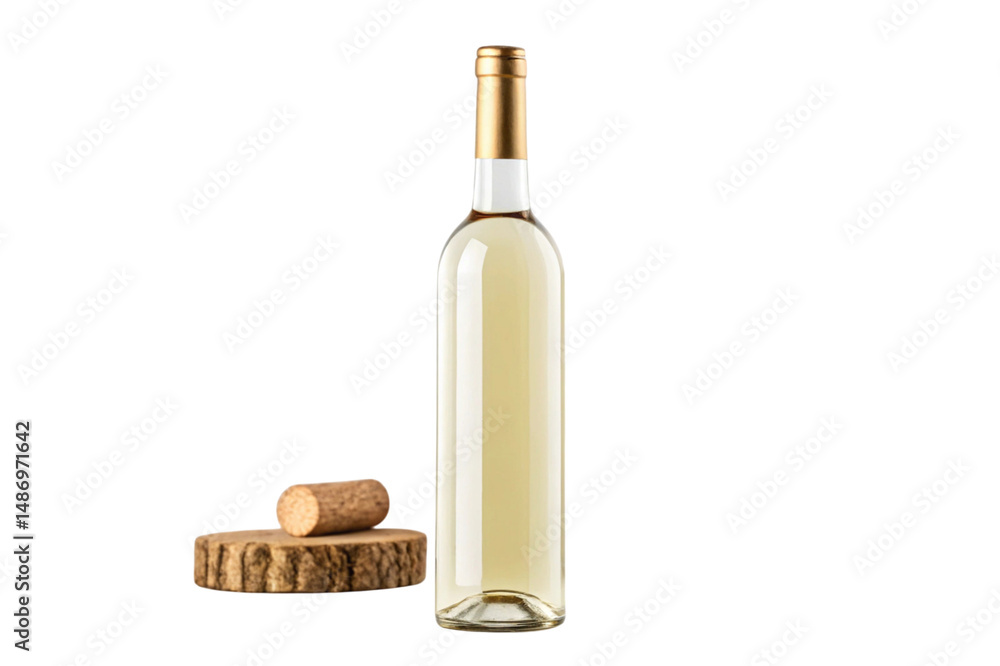 Naklejka premium bottle of wine