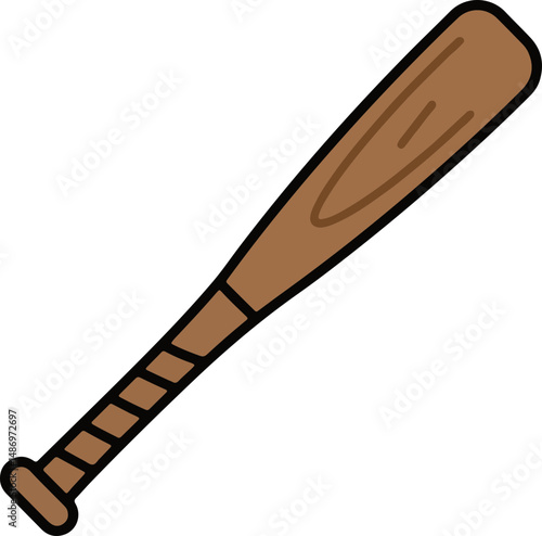 baseball bat and ball