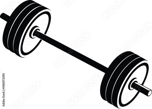 dumbbells isolated on white background