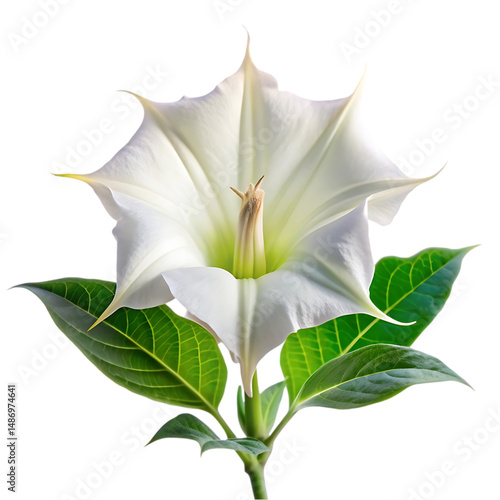White Datura Flower: Image