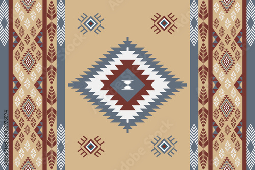 traditional turkish carpet Ikat rug ethnic art seamless pattern traditional and modern style wallpaper, set, geometric, oriental, fabric, clothing, print, ornament, Aztec geometric, furniture