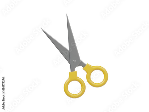 Scissors icon 3d render