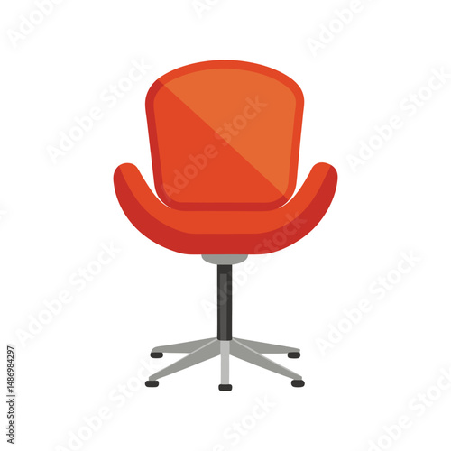swivel color chair icon
